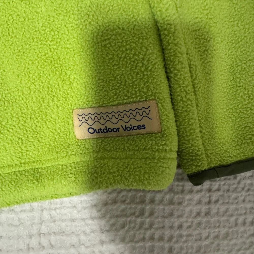 Outdoor Voices PrimoFleece Relaxed Full-Zip Jacket Size XL